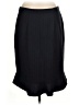 Ann Taylor LOFT Solid Black Formal Skirt Size 8 - photo 2