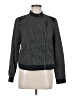 Lucky Brand 100% Polyester Houndstooth Gray Jacket Size M - photo 1