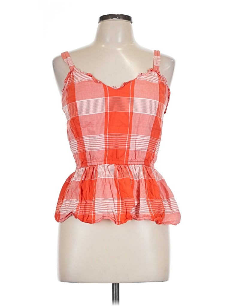 Pre-owned Waverly Grey Sleeveless Blouse In Orange