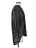Boho Chic Metallic Black Long Sleeve Blouse Size XS - photo 4