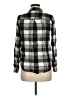 Forever 21 Plaid Black Long Sleeve Button-Down Shirt Size M - photo 2