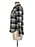 Forever 21 Plaid Black Long Sleeve Button-Down Shirt Size M - photo 5
