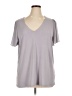 Torrid 100% Polyester Gray Short Sleeve Top Size 1X Plus (1) - photo 1