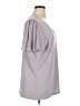 Torrid 100% Polyester Gray Short Sleeve Top Size 1X Plus (1) - photo 4