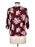 Gemstone Burgundy 3/4 Sleeve Blouse Size M - photo 2