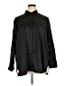 Old Navy Metallic Black Long Sleeve Blouse Size XL - photo 1