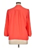 Vanessa Virginia 100% Polyester Orange 3/4 Sleeve Blouse Size 14 - photo 2