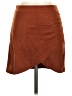 Shein 100% Polyester Solid Brown Casual Skirt Size XS - photo 1