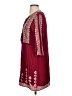 Alya Burgundy Casual Dress Size S - photo 5
