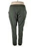 D&Co. Solid Green Casual Pants Size 1X - photo 2