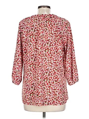 Allegra K 3/4 Sleeve Blouse (view 2)