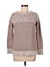 Fate Tweed Brown Pullover Sweater Size M - photo 1
