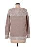 Fate Tweed Brown Pullover Sweater Size M - photo 2