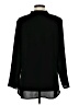 Nic + Zoe 100% Polyester Black Long Sleeve Blouse Size M - photo 2