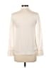 Uniqlo 100% Polyester Ivory Long Sleeve Blouse Size XS - photo 2