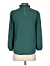 J.Crew 100% Polyester Green Long Sleeve Blouse Size XXS - photo 2