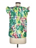 Shein Green Sleeveless Blouse Size 6 - photo 2