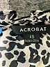 Acrobat 100% Silk Animal Print Ivory 3/4 Sleeve Silk Top Size XS - photo 7