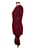Assorted Brands Solid Burgundy Casual Dress Size M - photo 5