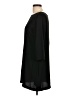 Tildon 100% Polyester Solid Black Casual Dress Size L - photo 5