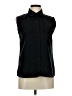 Bill Blass Black Sleeveless Blouse Size M - photo 1