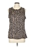 E3 by Etcetera 100% Viscose Black Sleeveless Blouse Size 10 - photo 1