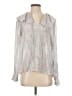 H&M Silver Long Sleeve Blouse Size XS - photo 1