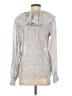 H&M Silver Long Sleeve Blouse Size XS - photo 2