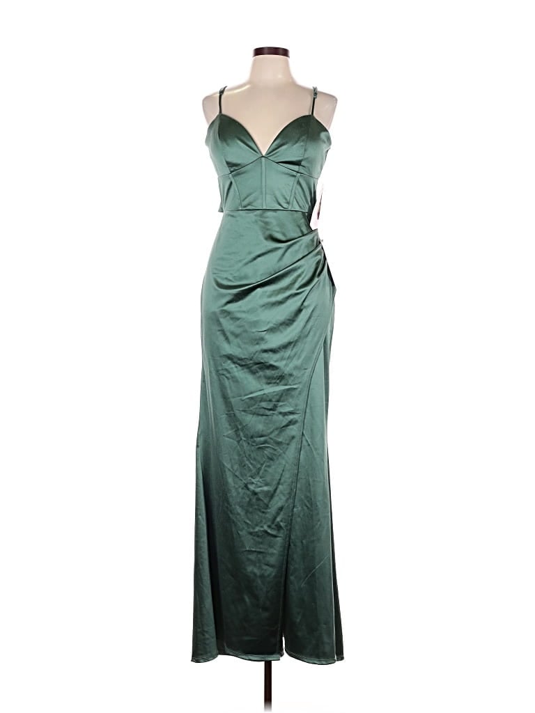 Pre-owned Emerald Sundae Cocktail Dress In Green