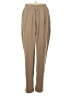 Izuria Solid Tan Casual Pants Size S - photo 1