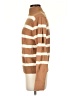 Very J Stripes Brown Turtleneck Sweater Size S - photo 5
