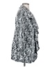 Calvin Klein Print Silver Blazer Size 2 - photo 4