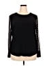 Anne Klein Black Long Sleeve Top Size 2X - photo 1