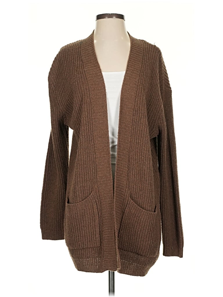 Pre-owned Andree By Unit Cardigan Sweater In Brown