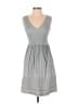 Max Studio Chevron-herringbone Gray Casual Dress Size XS - photo 1