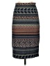 Isle Apparel Print Brown Casual Skirt Size XS - photo 1