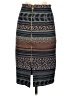 Isle Apparel Print Brown Casual Skirt Size XS - photo 2