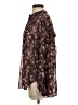 Max Studio Animal Print Brown Long Sleeve Blouse Size S - photo 5