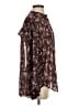 Max Studio Animal Print Brown Long Sleeve Blouse Size S - photo 4