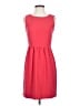 J.Crew 100% Polyester Solid Red Casual Dress Size 0 - photo 1