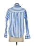 Maurices Stripes Blue Long Sleeve Button-Down Shirt Size XS - photo 2