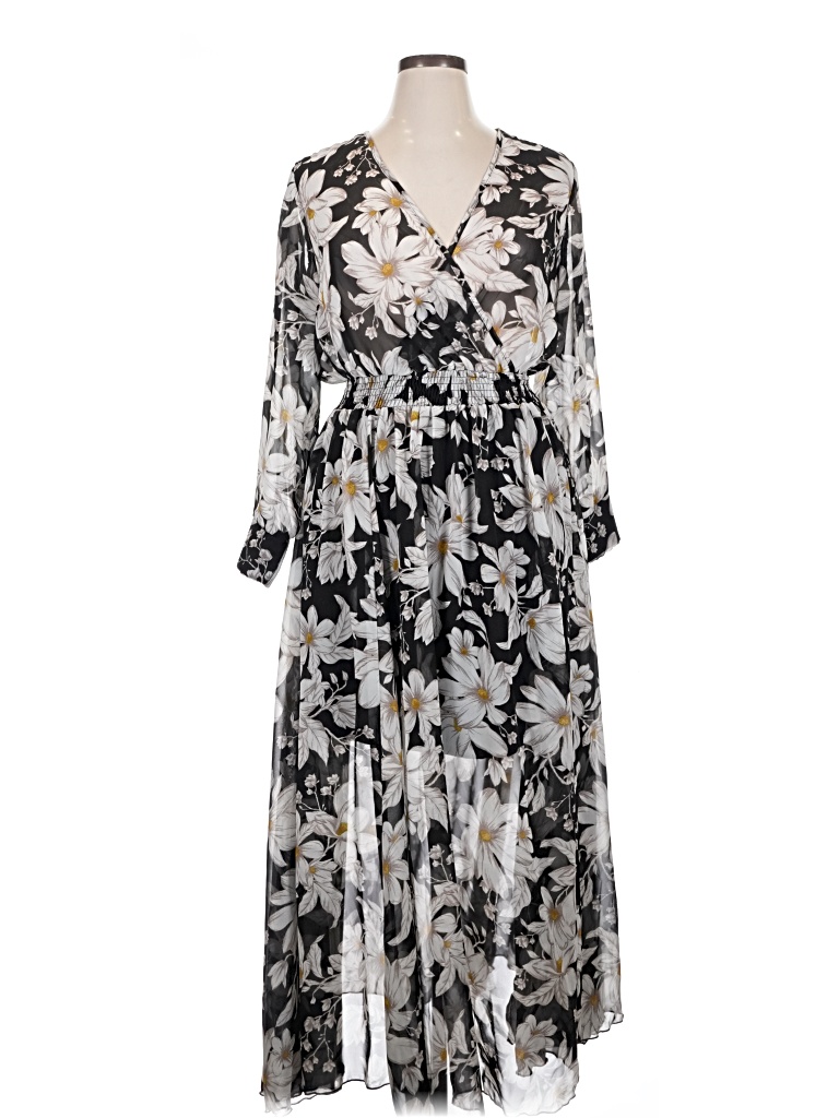 Pre-owned Kate And Lily Casual Dress In Gray