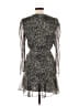 Steve Madden 100% Polyester Animal Print Black Cocktail Dress Size 10 - photo 2