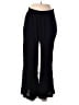 Curations 100% Viscose Solid Black Casual Pants Size M - photo 1