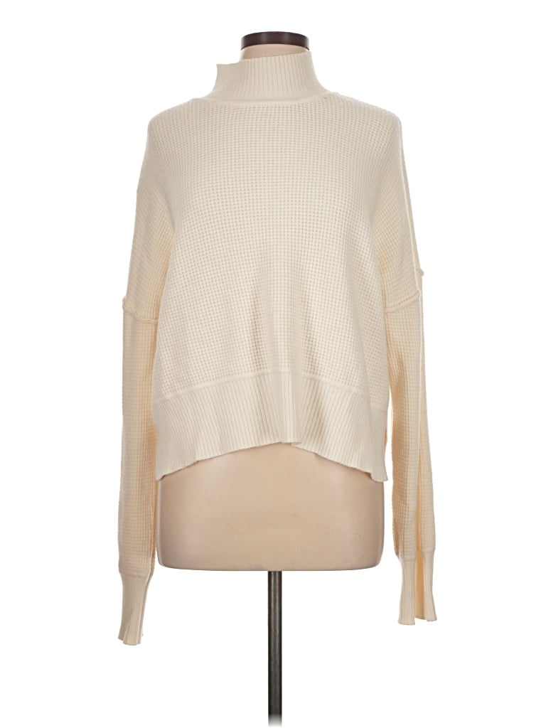 Pre-owned Cyrus Turtleneck Sweater In Ivory