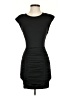 showpo Solid Black Cocktail Dress Size 4 - photo 1