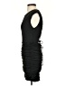 showpo Solid Black Cocktail Dress Size 4 - photo 5