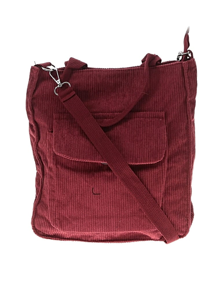 Pre-owned Unbranded Tote Bag In Burgundy