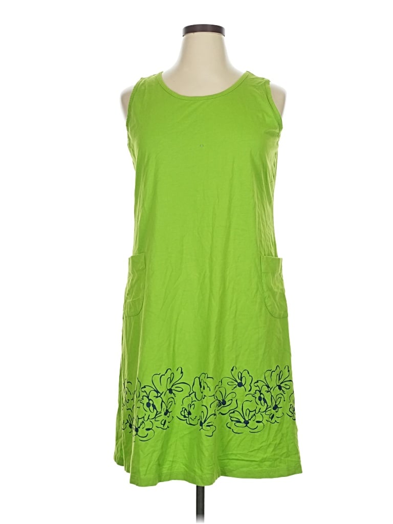 Pre-owned Coral Bay Casual Dress In Green