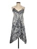 Trixxi 100% Polyester Paisley Gray Casual Dress Size S - photo 1